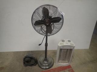 (1) Holmes Electric Heater, (1) Honeywell Electric Heater And (1) Garrison Fan
