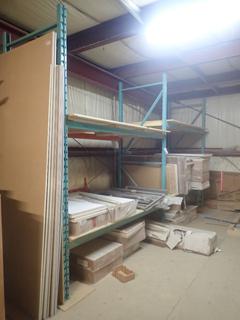 (2) Sections Of 8ft X 42in X 120in Pallet Racking *Note: Contents Not Included, Buyer Responsible For Dismantle And Load Out*
