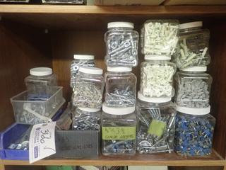 Qty Of Assorted Sleeve Anchors, Nuts, Bolts, Screws And Assorted Drywall Anchors