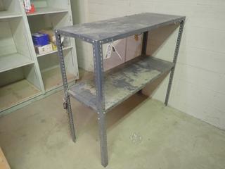 4ft X 18in X 44in 2-Tier Storage Shelf