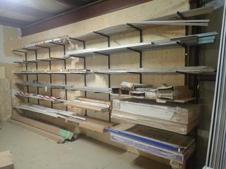 Qty Of Moldings, Trim, Door Frames, Ceiling Tile, Vinyl Drywall Beads, Prelude Tee's, Lighting Panels And Misc Supplies *Note: Located Upstairs, Buyer Responsible For Load Out*