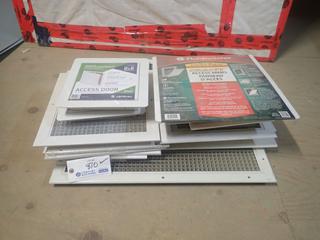 Qty Of Assorted Size Vents, Covers And Access Panels