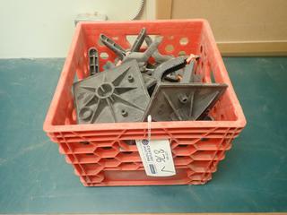Qty Of 9in Flex Jaw Clamps C/w (3) Universal Big Foot Pads