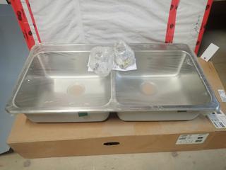 20 9/16in X 39 3/16in Franke Double Sink