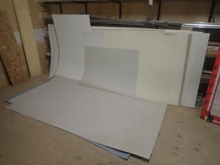 Qty Of Up To 8ft Long Sheets Of Arborite Countertop Material *Note: Located Upstairs, Buyer Responsible For Load Out*