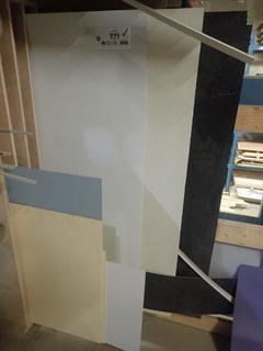 Qty Of Up To 8ft Long Sheets Of Arborite Countertop Material *Note: Located Upstairs, Buyer Responsible For Load Out*