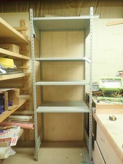 37 1/2in X 24in X 98in 4-Tier Shelving Unit