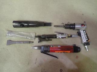 CP7120 Pneumatic Needle Scaler C/w Powerfist Pneumatic Cutter And Pneumatic Hammer And Bits