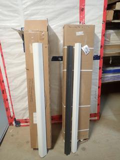 Qty Of 2in Plastic Corner Guards C/w (1) Box Of 3in Plastic Corner Guards