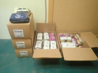 Qty Of North P100 Organic Vapor/Acid Gas Cartridges C/w Approx, (29) Pairs Of Uvex Seismic Espresso Lens Glasses And Unused Gloves