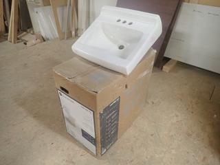 American Standard Sink C/w (1) Glacier Bay All In One Toilet