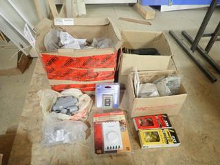 Qty Of Corner Kits, Wall Hung Screen, Manual Thermostat, Multi Purpose Transformer, Elite Door Kit And Shims And Misc Supplies