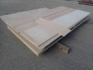 Qty Of Up To 4ft To 8ft Sheets Of 3/4in Maple And 3/4in Red Oak 