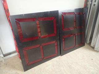 (2) LED Light Scoreboards 