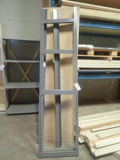 8ft X 2ft X 8ft 4-Tier Shelving Unit *Note: Dismantled*