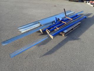 Qty Of Metal Flashing And Pipe Supports