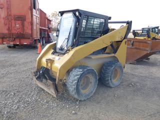 2013 CAT 252B3 Two Speed Skid Steer c/w Aux Hyd, Showing 15,279 Hours, Cab, 12-16.5 Tires at 10%, SN CAT0252BVTNK01981 *Note: No Bucket* (PL0175)