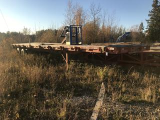 (1) 8 Ft. x 45 Ft. Low Boy *Located Offsite Near Swan Hills, AB, For More Information Contact Richard at 780-222-8309* *Note: Manbasket Not Included*