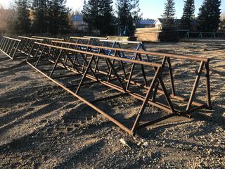 (3) 30 Ft. Pipe Rack *Located Offsite Near Swan Hills, AB, For More Information Contact Richard at 780-222-8309*