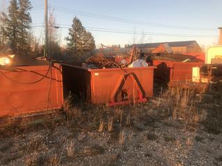 (3) 8 Ft. x 20 Ft. Roll Off Bins *Located Offsite Near Swan Hills, AB, For More Information Contact Richard at 780-222-8309* *Note: Rigmats Not Included*