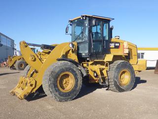 2014 CAT 938K Wheel Loader c/w A/C Cab, Showing 19,365 Hours, Ride Control, Aux Hyd, Q/A, 20.5R25 Tires at 60%, Rears at 80%, SN CAT0938KJXXT00623 *Note: No Bucket*