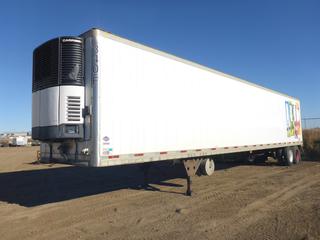 2007 Utility 51 Ft. T/A Insulated Reefer Van Trailer c/w A/R Sliding Susp, Showing 22,332 Hours, Carrier , 4 Cyl Diesel Reefer, Railed Floor, Rigged For Pup, VIN 1UYVS25117u182714
