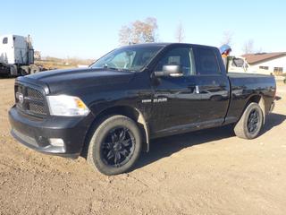 2009 Dodge Ram 1500 4X4 Crew Cab Pick Up c/w Hemi 5.7L V8, A/T, A/C, Showing 264,412 Kms, 275/60R20 Tires at 20%, VIN 1D3HV18T09S824792 *Note: Engine Light On, Rust and Scratches*