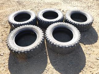 (4) Used Road Cruza RA3100 35x12.50R20LT Tires, (1) Unused Comforser CF3000 Tire 