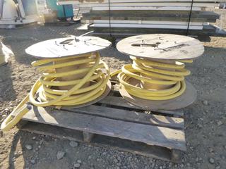 (2) Trac-Pipe 3/4 In. Flexible Gas Tubing on Spool, Approx. 84 Ft., Model FGP-SS4-375-250