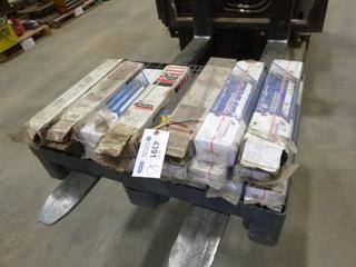 Welding Rods, Includes Blue Shield, Esab and Lincoln, Assorted Sizes and Grades,  Some Boxes Unopened