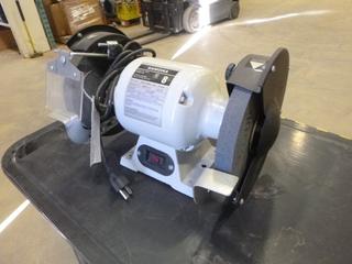 Samona 8 IN. Bench Grinder, Model 80306, 3/4 HP, 3400 RPM, 1 Phase, 115V, 5.2A, 60 Hz