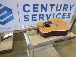 Diplomat Acoustic Guitar *Note: Crack On The Stock* (Upstairs)