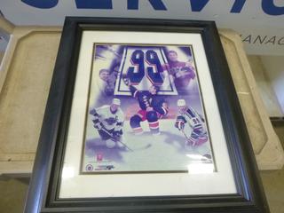 Wayne Gretzky Frame Photo, 11 In. x 14 In. (Upstairs)