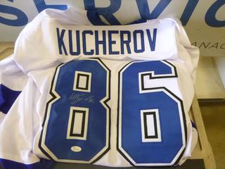 Nikita Kucherov Signed Tampa Bay Lighting Jersey, Size XL w/ COA From JSA (Upstairs)