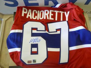 Max Pacioretty Signed Montreal Canadiens Jersey, Size L w/ COA From Classic Auctions (Upstairs)