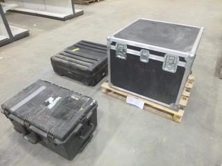 (3) Storage Containers w/ Wheels, 30 In. x 18 In. x 14 In., 33 In. x 33 In. x 26 In. x 30 In. x 18 In. x 14 In.