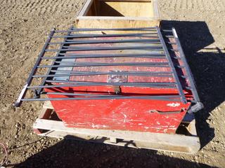 Crate Containing 3000 Prowatt Power Inverter, 1 1/2 In. Box of Nails, Baby Gate, Misc. Tools