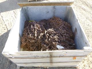 Crate of Assorted Tire Chains