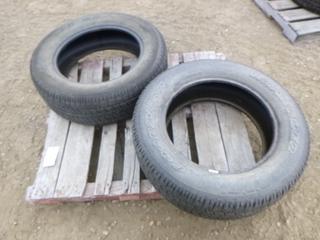 (2) Goodyear Wrangler Mountain and Snow Tires, Size 275/60R20, Tread at 60%