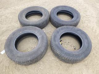 (4) Goodyear Wrangler Mountain and Snow Tires, Size 275/60R18, Tread at 80%
