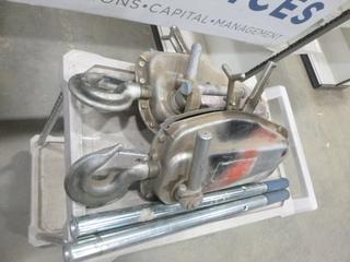  Westward Cable Puller, Lifting Capacity 1 1/2 Ton, Pulling Capacity 2 1/2 Ton