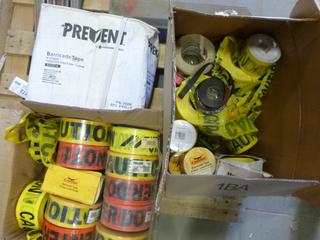 Qty of Safety Ribbon, Includes Caution, Danger and More (J-2-3)