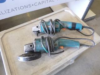 (2) 5 In. Makita Grinders (E-2)