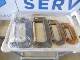 (1)4 In., (1) 6 In., (2) 8 In. "C" Clamps