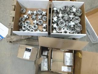Qty of Various Weldable and Threaded Unions, Carbon Steel and Stainless Steel (K31)
