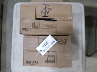 (2) Boxes of 50 Large  Hasps (S-2-2)