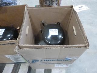 Unused Copeland HVAC AC Compressor, Model CS12K6E-TF5-256 c/w Accessories, SN 15KAE138M (J22)