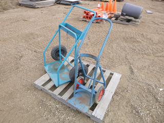 (1) Welding Cart, (1) Bottle Cart