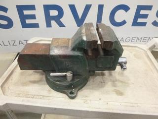 5 In. Vise w/ Swiveling Base *Note: Vise Was Damaged and Repaired* (E2)