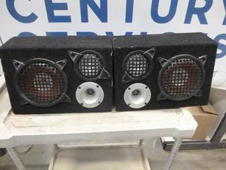 (2) Visonek 3-Way Boxed Stereo Speakers (E2)